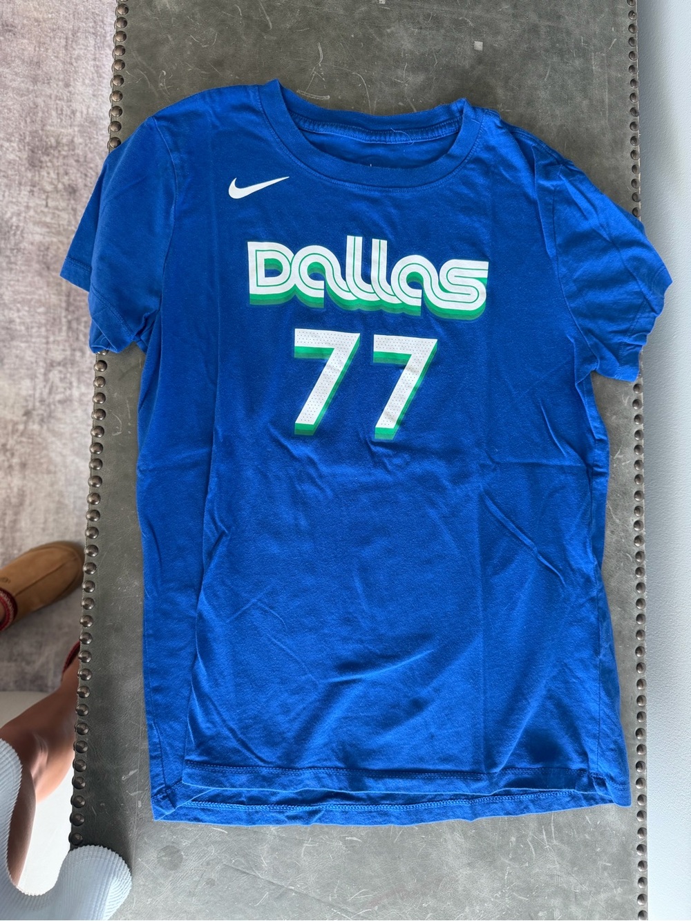Womens Nike Dallas 77 Blue Graphic Tee